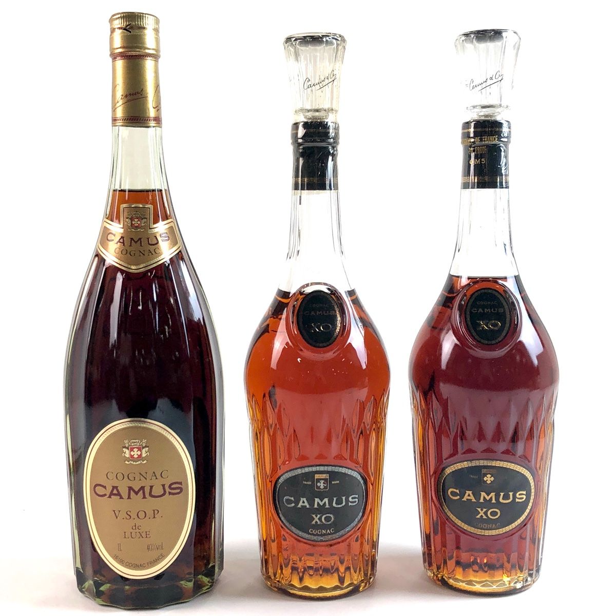 カミュ CAMUS GRAND V.S.O.P 3本セット 箱付 古酒 飲料・酒