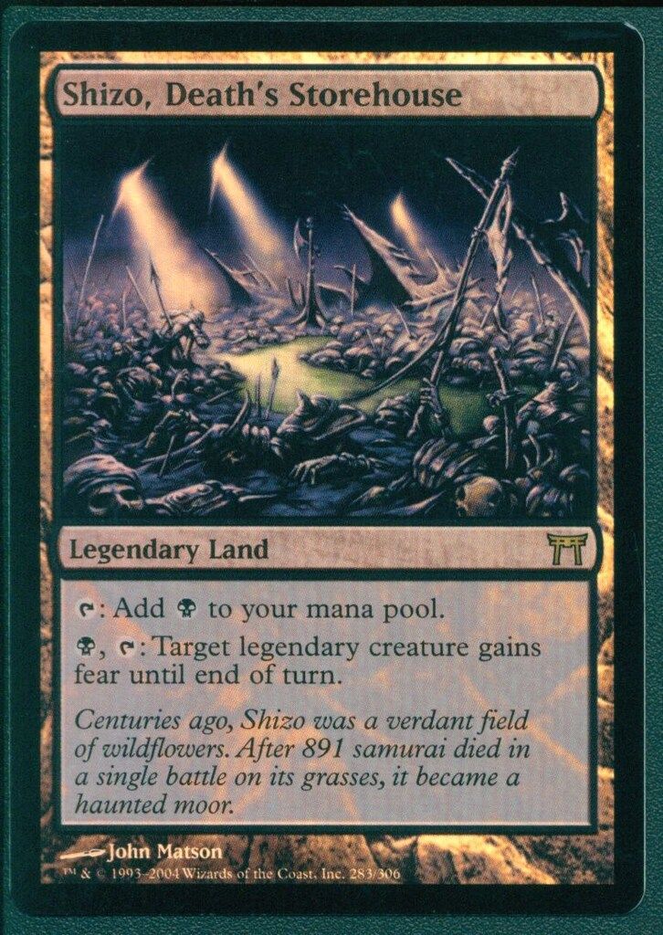 Wizards OF THE COAST 神河物語 CHK 【英】死の溜まる地、死蔵