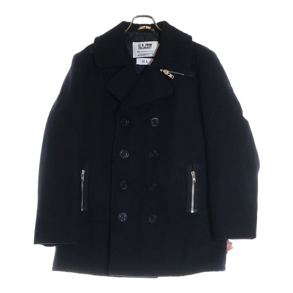 未使用級美品✨　ショット　schott ピーコート　ブラック　黒　46 ウール Schott N.Y.C ショット 740US PEACOAT ピーコート ウール
