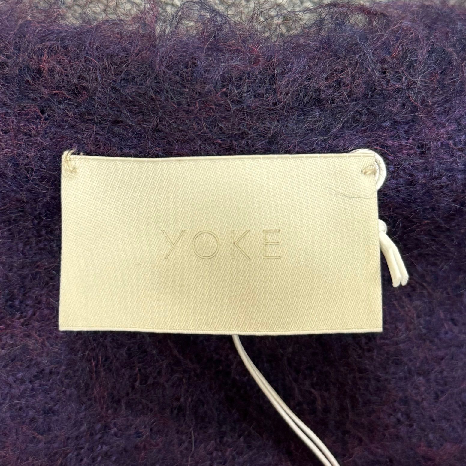 定価46200円 新品 YOKE 21AW LOOSED MOHAIR CARDIGAN ルーズド モヘア 