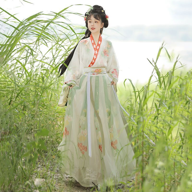 中華漢服「緑野」 3点 セット - メルカリ