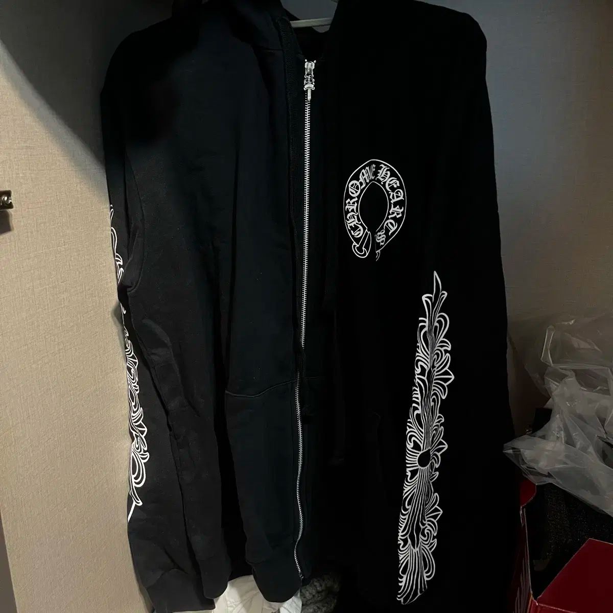 CHROME HAEATS フローラル フード付き ジップアップパーカー 黒　L 楽天市場】クロムハーツ【CHROMEHEARTS】【氷室】＃10/ダガー