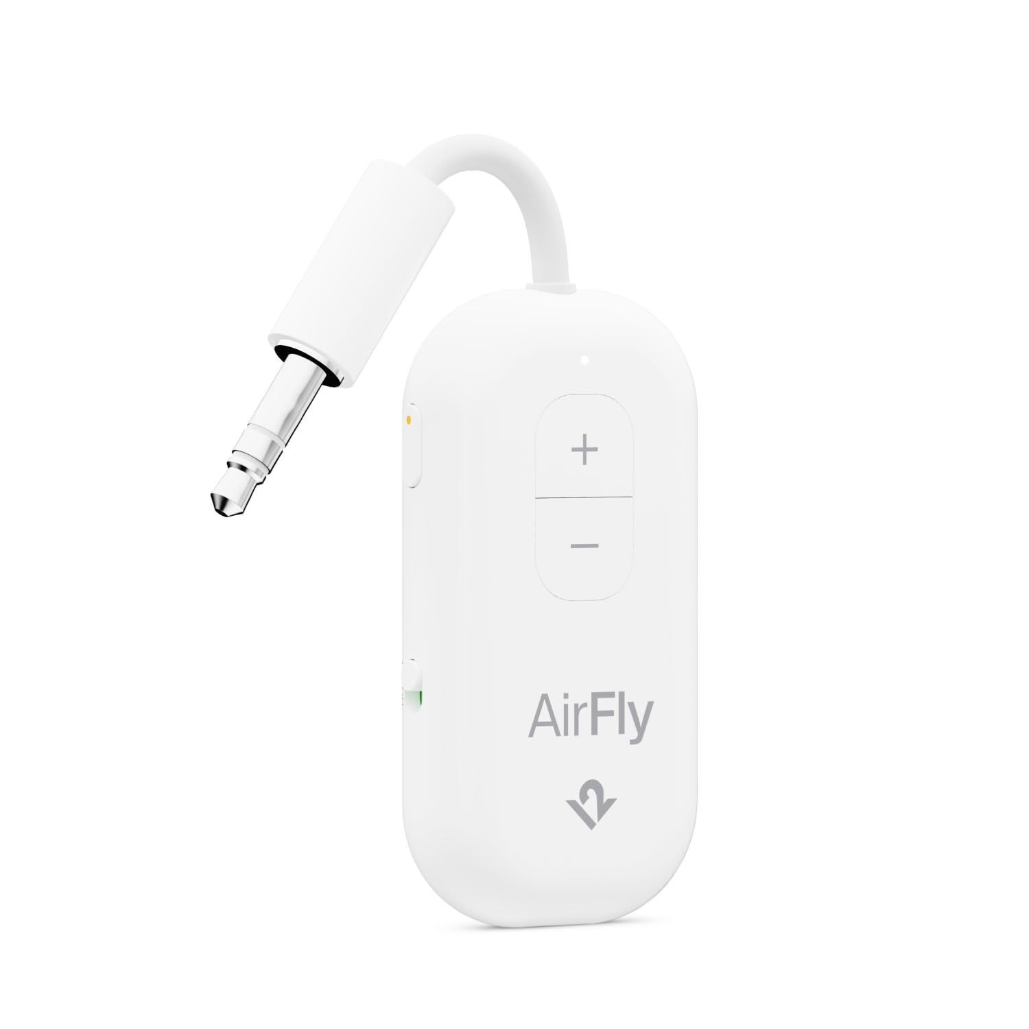 在庫セール Twelve South AirFly Pro 2 | AirPodsまたはワイヤレスイヤホンを直感的な操作で最大2台まで同時に接続できる ノイズキャンセリング対応Bluetooth接続オーディオトランスミッター レシーバー ホワイト