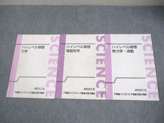 東進ハイスクール ハイレベル物理 力学/電磁気学/熱力学・波動