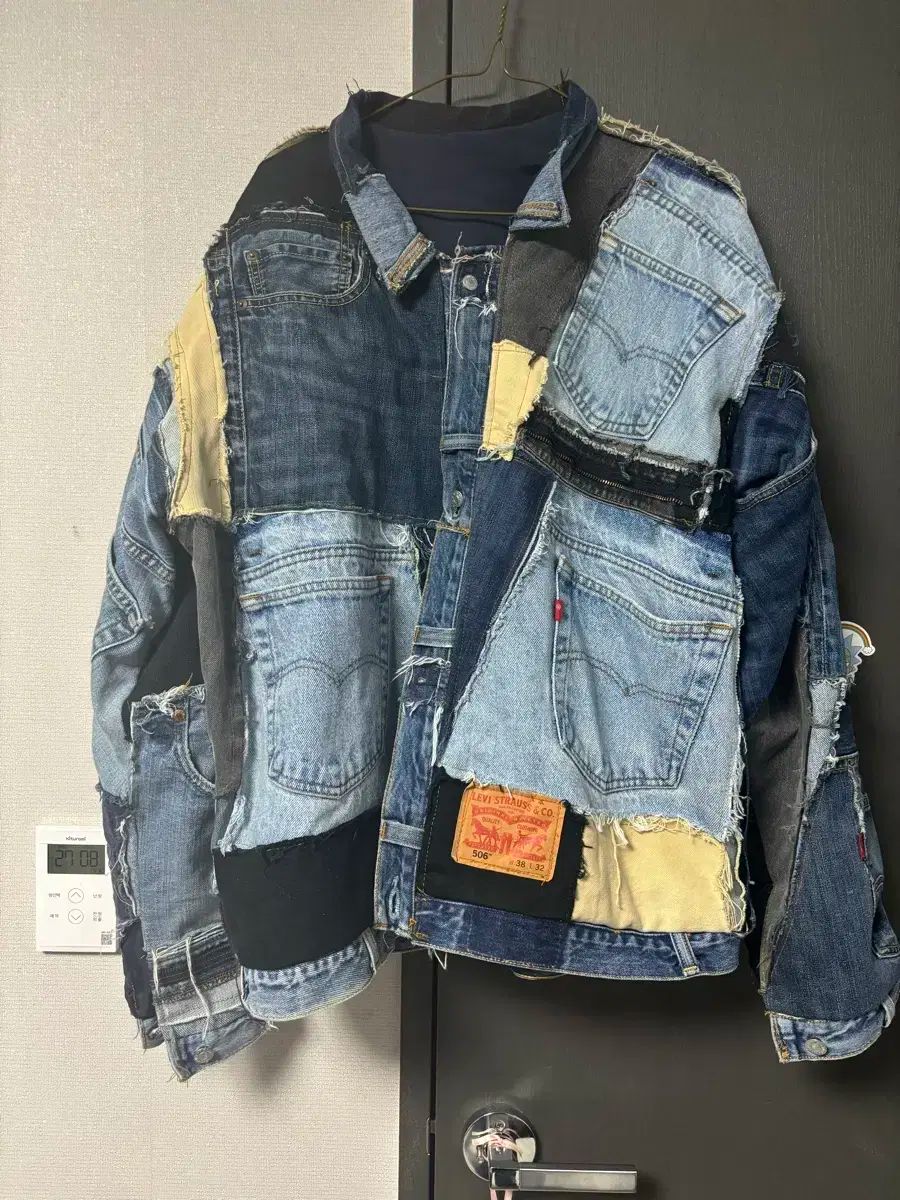 LEVI ' S リメイク ヴィンテージ デニム パッチワーク ジャケット