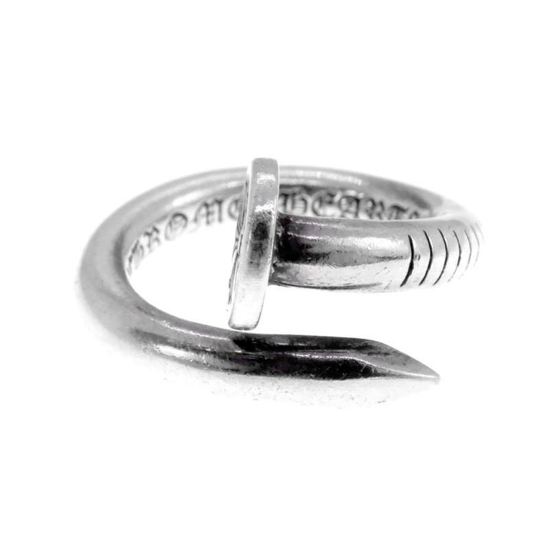 クロムハーツ CHROME HEARTS NAIL FLAT RING ネイル フラット リング 40147
