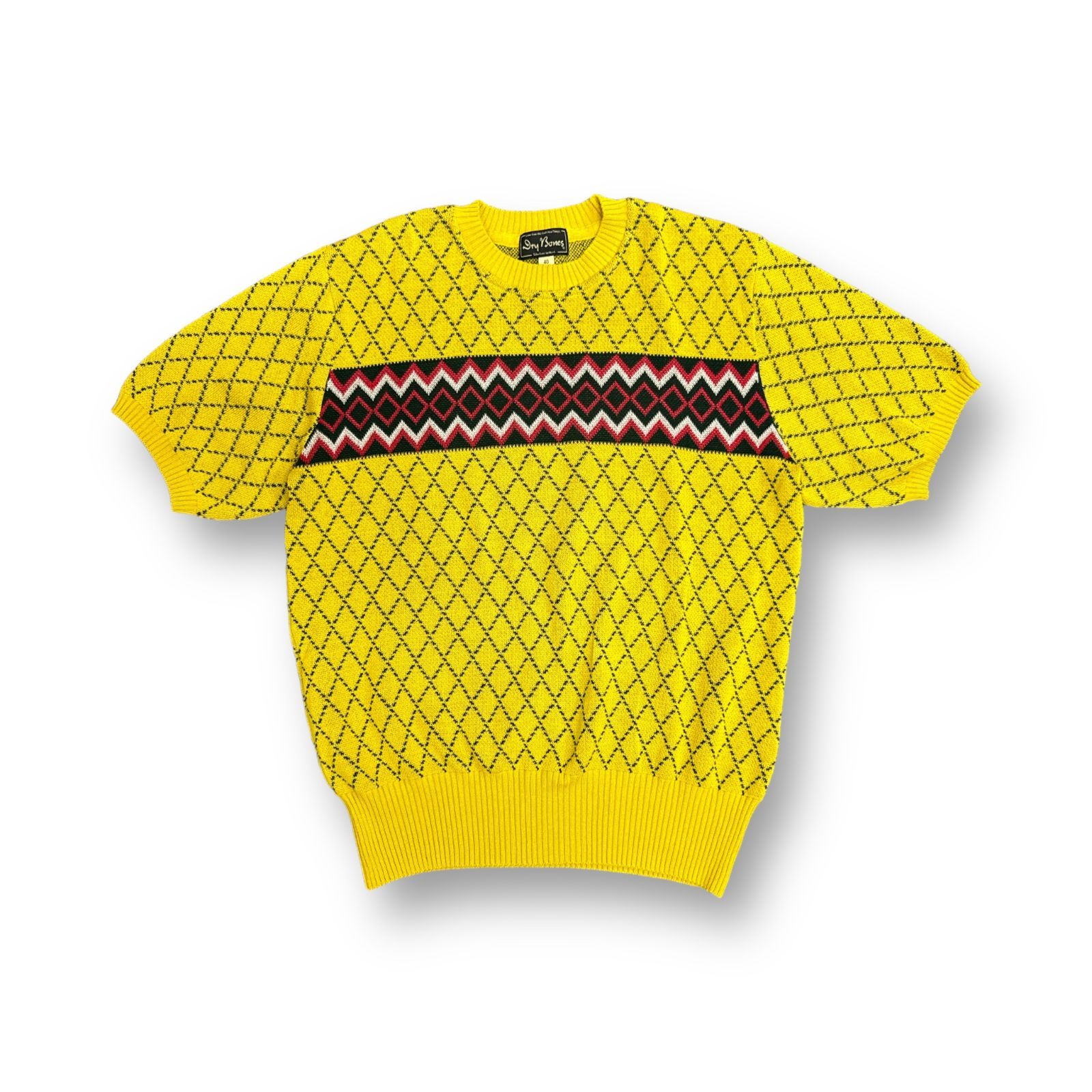定価26950円 DRY BONES Argyle Summer Knit アーガイルサマーニット T 