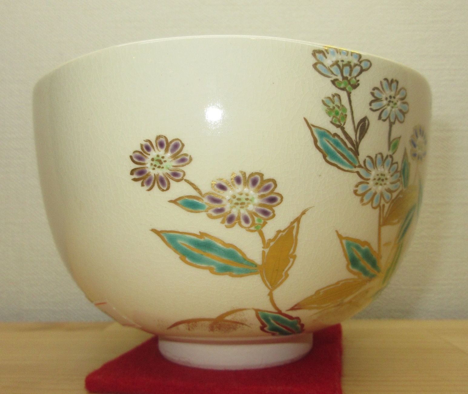 送料込【逢絢亭・新品】茶道具 茶碗 京焼 仁清 枝垂桜の図 文月和香 共箱入り 逢絢亭・新品】茶道具 茶碗 京焼 仁清 都忘れの図 文月和香 共