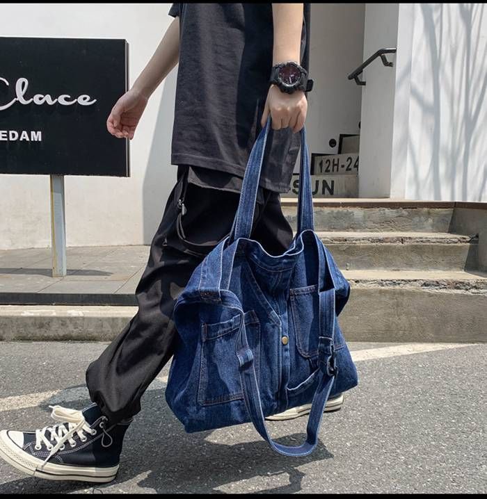 新品 デニムバッグ デニムトートバッグ レディースバッグ 2way