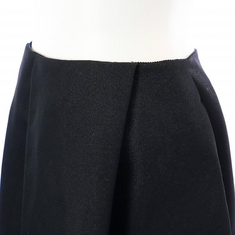 ジルサンダー JIL SANDER フレアスカート ひざ丈 タック バック