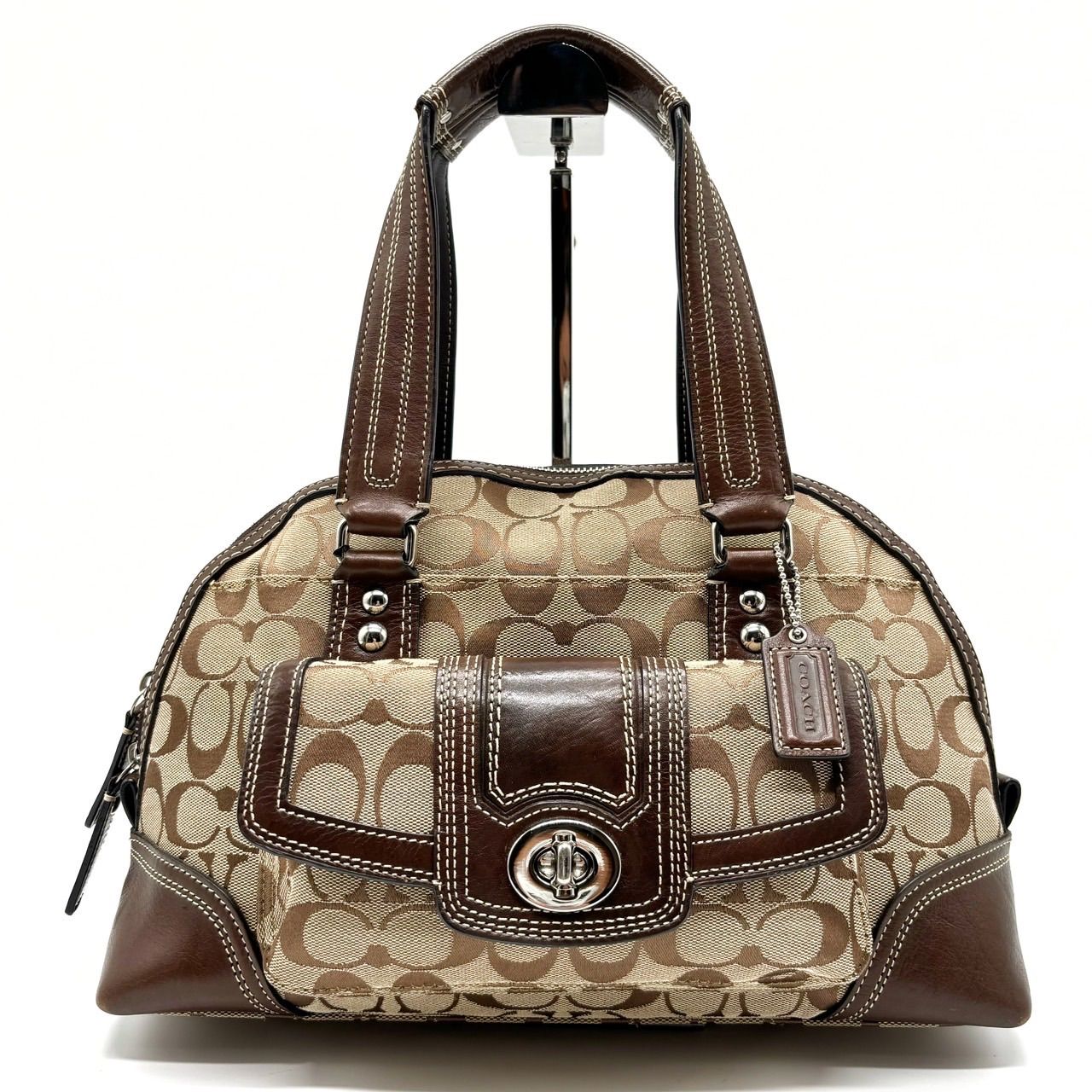 ✨良品✨ COACH コーチ トートバッグ ハンドバッグ ドーム型