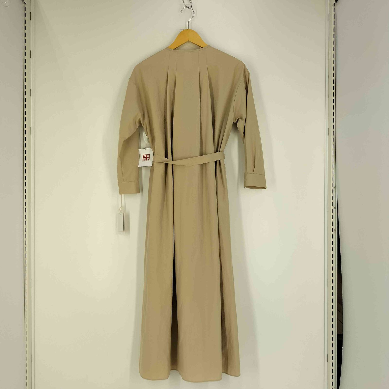 ユーズドフルギ USED古着 ベルテッド スキッパー シャツワンピース  