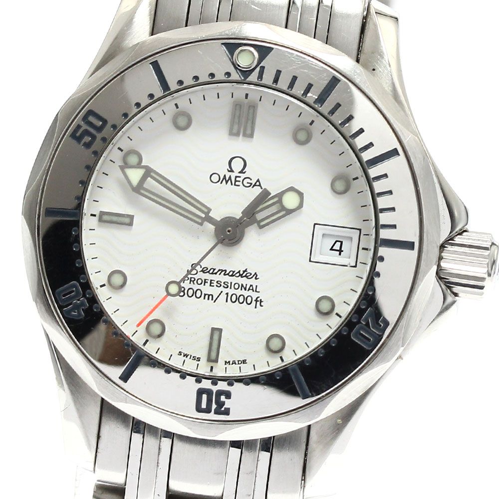 オメガ OMEGA 2582.20 シーマスター300 デイト クォーツ レディース_  