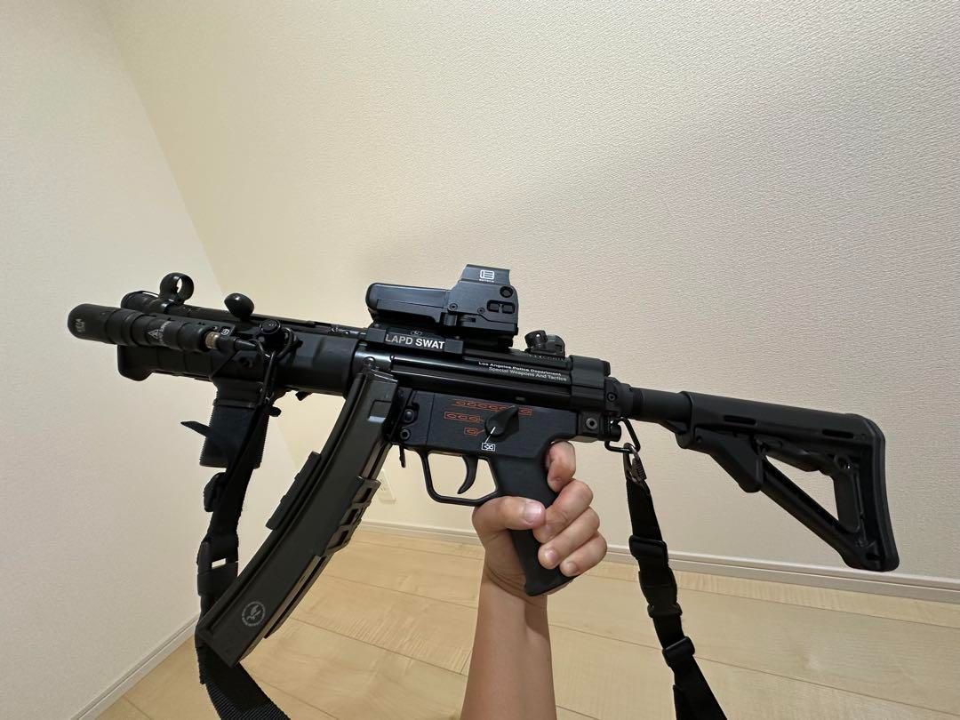 かずおやじ LAPD SWAT仕様 東京マルイ 次世代電動ガン MP5A5 かずおやじ様専用 LAPD SWAT仕様 東京マルイ 次世代電動ガン