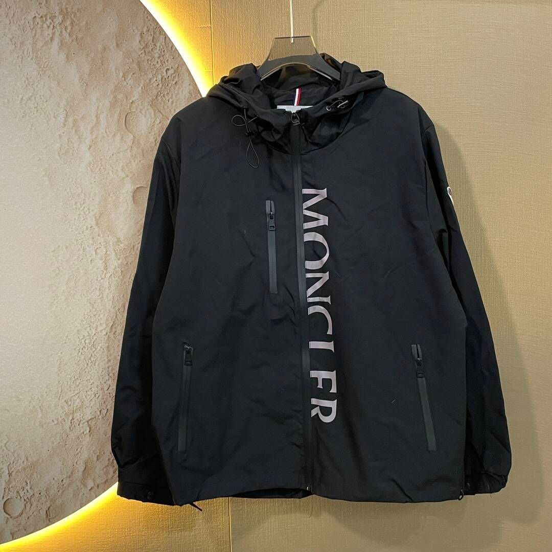 新品未使用】MONCLER モンクレール 黒 ナイロンジャケット - メルカリ