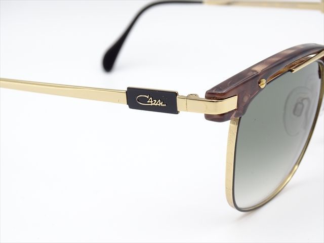 カザール サングラス 国内正規品 メンズ レディース CAZAL MOD.9039-001 ブラック＆ゴールド/グレーグラデーション 度付き対応 ユニセックス プレゼント