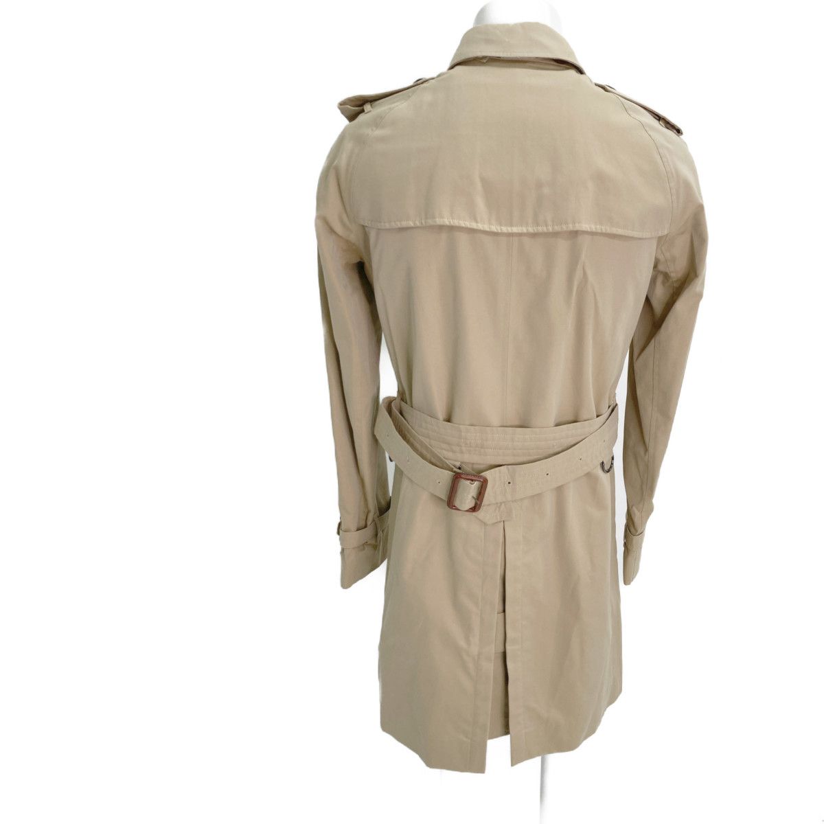 BURBERRY バーバリー ﾍﾞｰｼﾞｭ 3761564 ｳｰﾙﾗｲﾅｰ付き ﾄﾚﾝﾁｺｰﾄ ﾛﾝｸﾞ 44