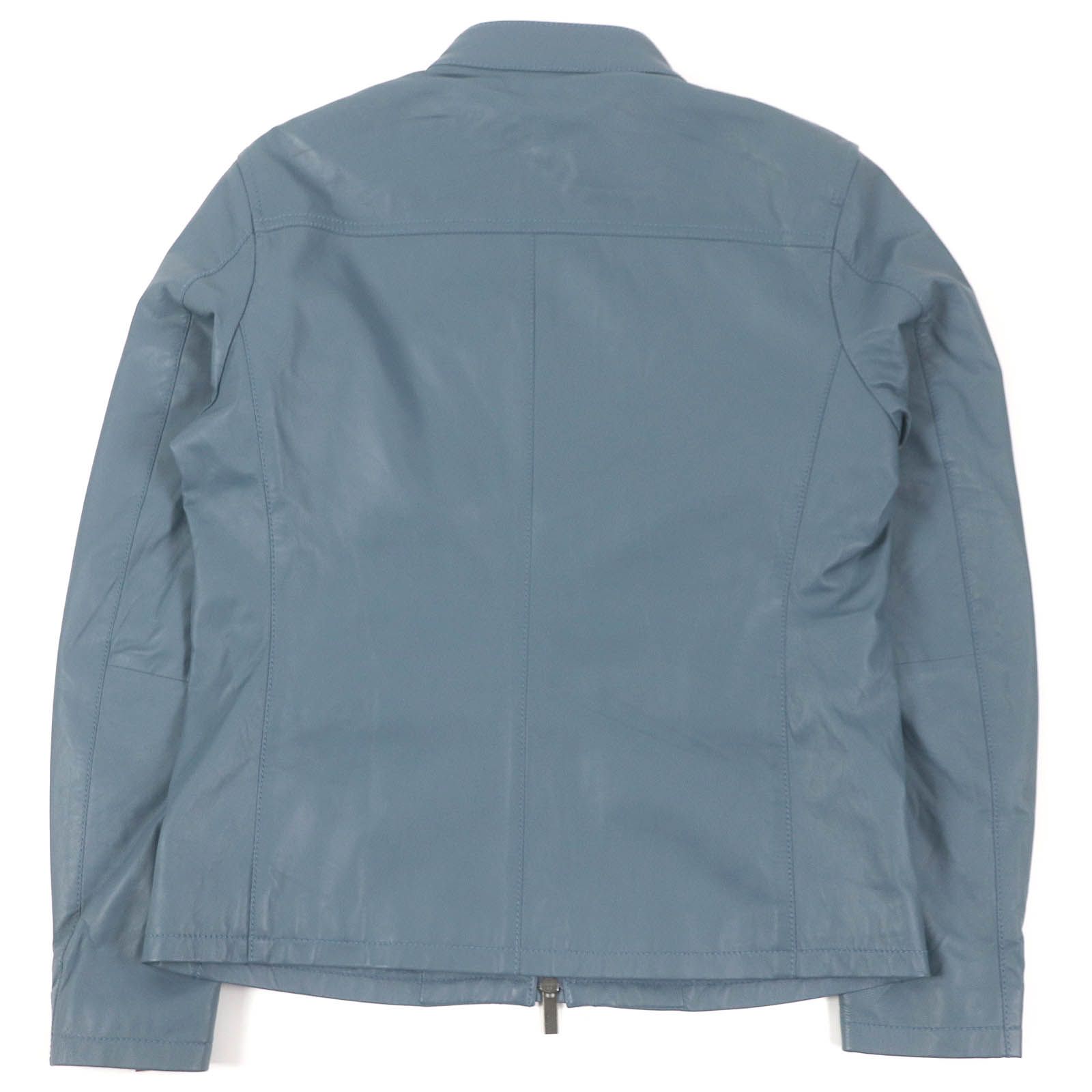 未使用タグ付✨JOSEPH スタンドカラー シングルライダースジャケット 羊革 未使用品□JOSEPH ジョセフ 羊革 スタンドカラー シングルライダース