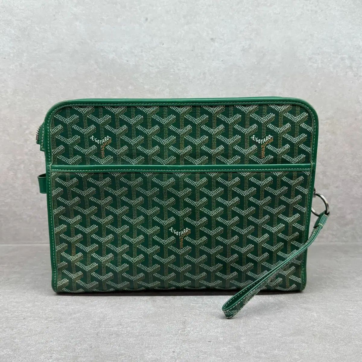 Goyard ゴヤール ジュバンス GM グリーン キーリング付属