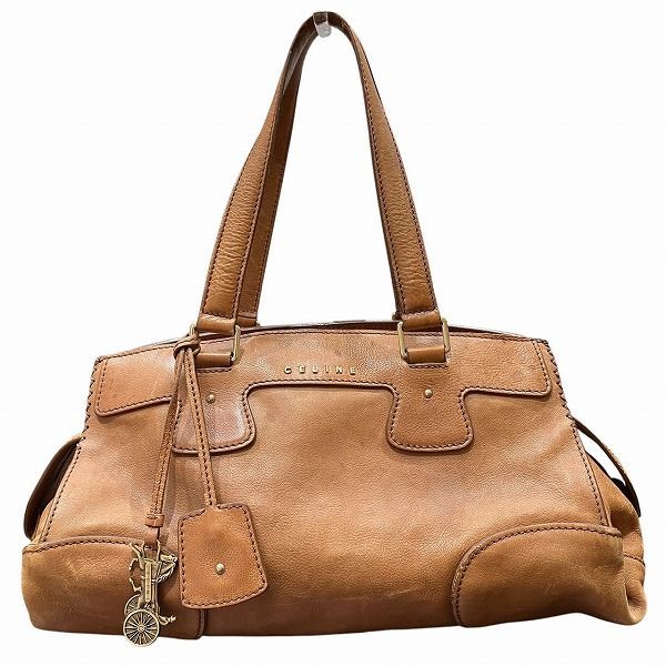 セリーヌ CELINE レザー ブギーバッグ バッグ ハンドバッグ レディース