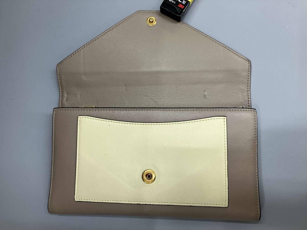 CELINE セリーヌ 長財布 三つ折り財布 マルチカラー - メルカリ