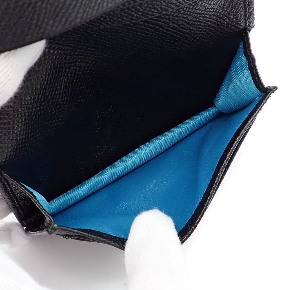 BVLGARIブルガリクロコ型押カードケース名刺入れ BVLGARI レザー 名刺