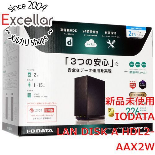 I-O DATA LAN DISK HDL2-AAX2W 保障できる sandorobotics.com