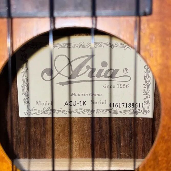 ★ARIA ACU-1K コンサートウクレレ ソフトケース付★新品送料込 新品ARIA ACU-1Kコンサートウクレレ ソフトケース付き 新仕様ソフト