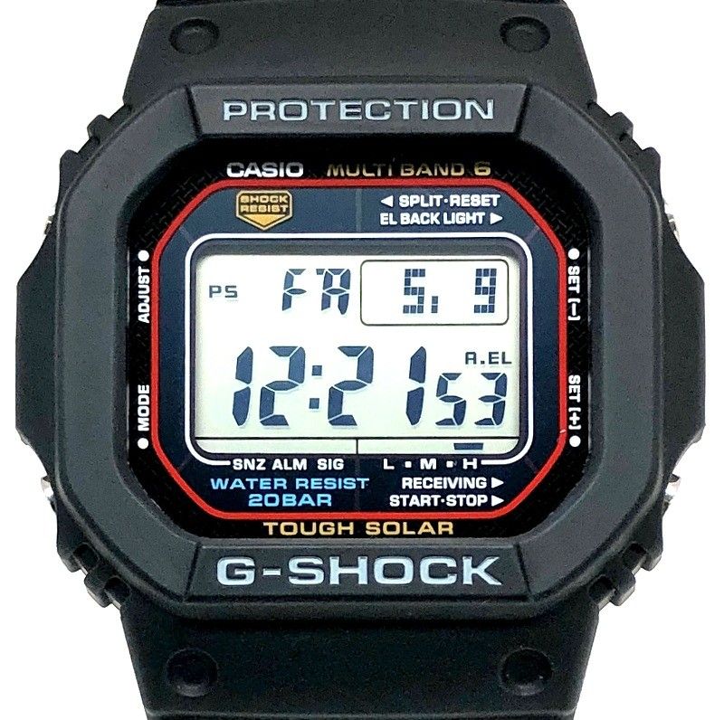 G-SHOCK ジーショック GW-M5610-1 電波ソーラー マルチバンド6 タフソーラー ELバックライト 初代 2012年3月発売