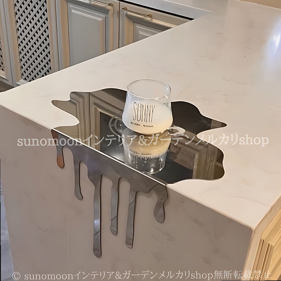 オブジェ 水滴 ウォーター ドロップ 立体 おしゃれ かわいい ユニーク インテリア 北欧 置物 キャンドル プレート カフェ バー 装飾