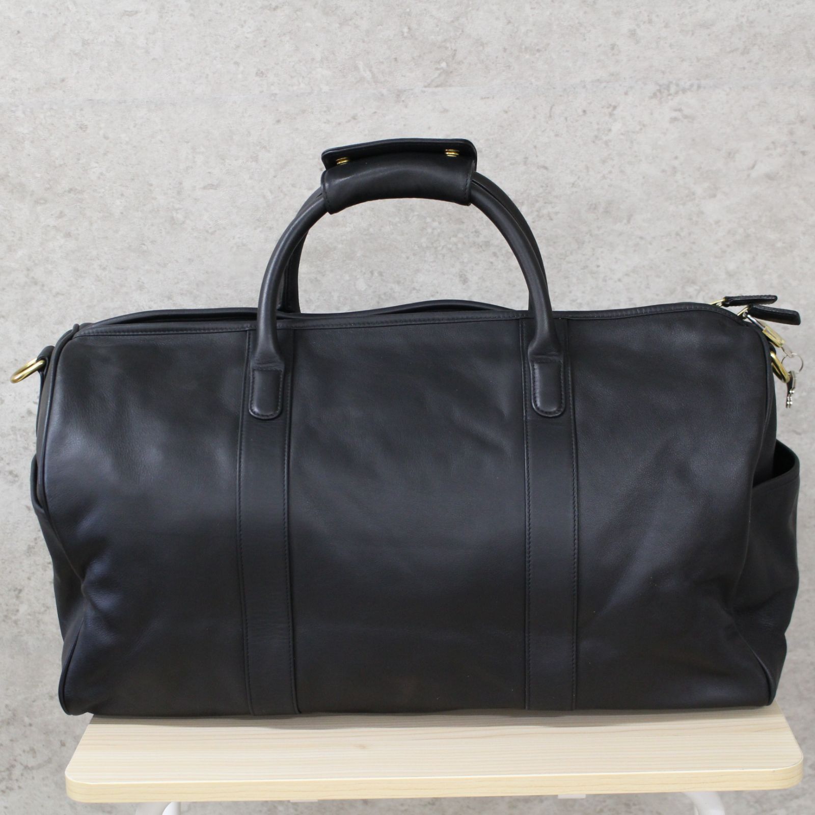 【未使用級】COACH LEXUSコラボ オールレザー ボストンバッグ 2way 未使用級】COACH LEXUSコラボ オールレザー ボストンバッグ 2way