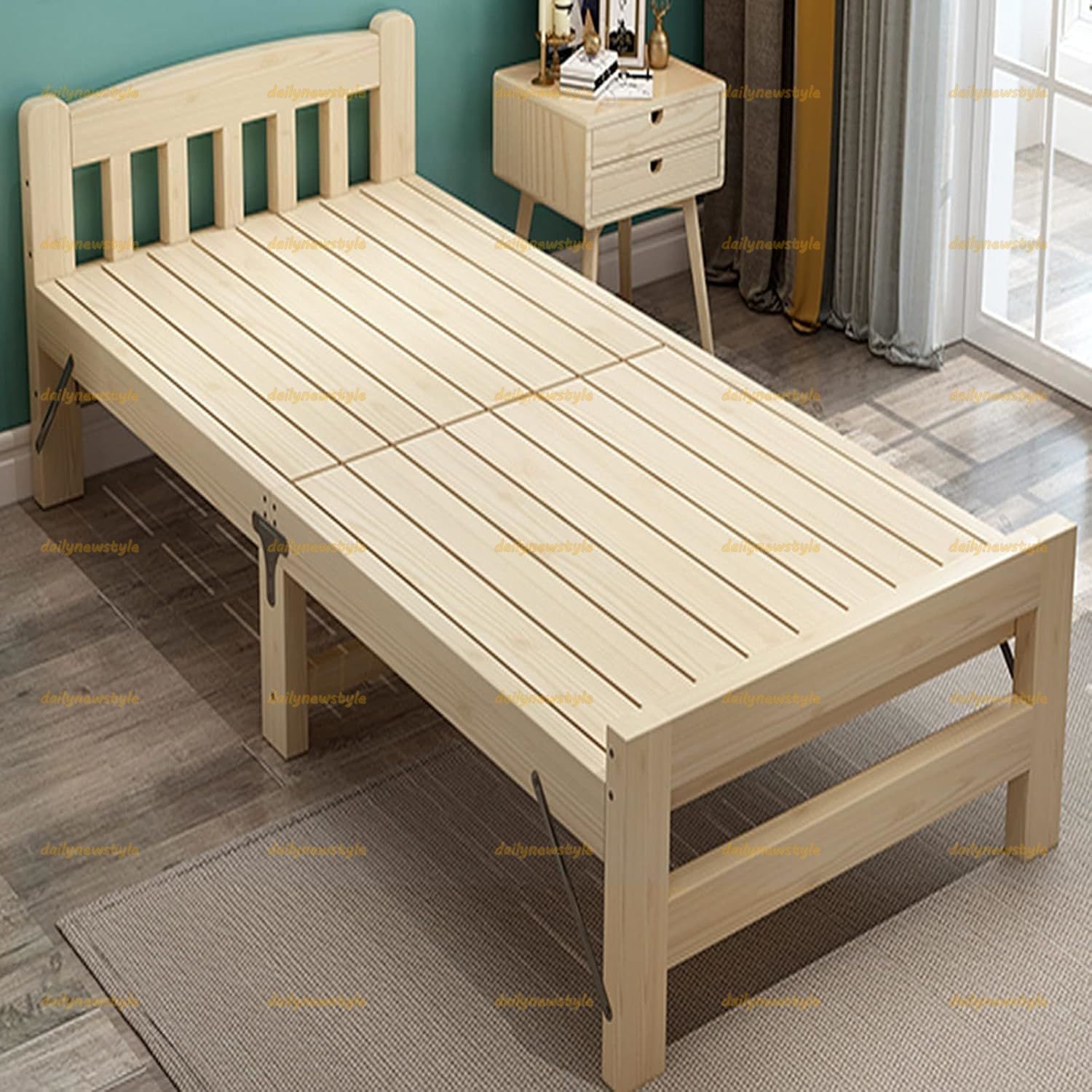 萩原(Hagihara) MB-5208S-NA ベッド フレーム おしゃれ 萩原(Hagihara