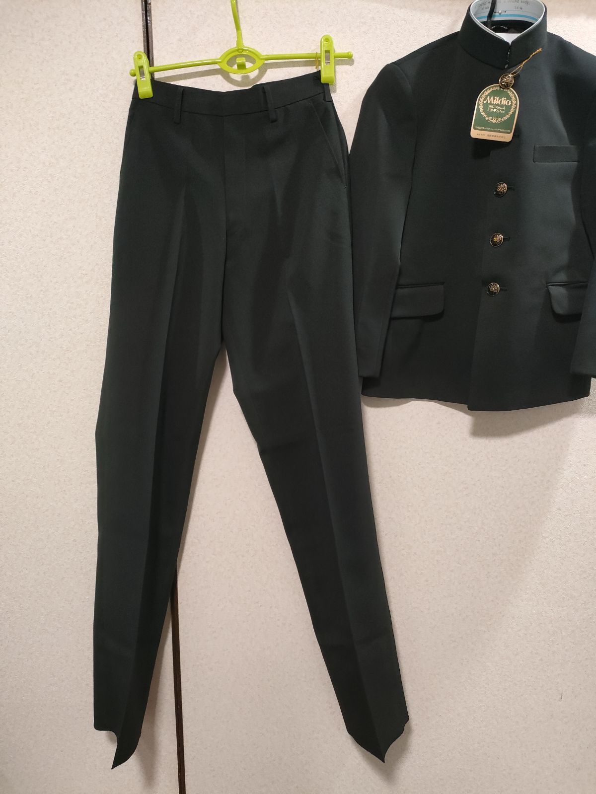 142サイズ 学生服 上下セット 学ラン 詰め襟 詰襟 142センチ 制服 中学校 高校