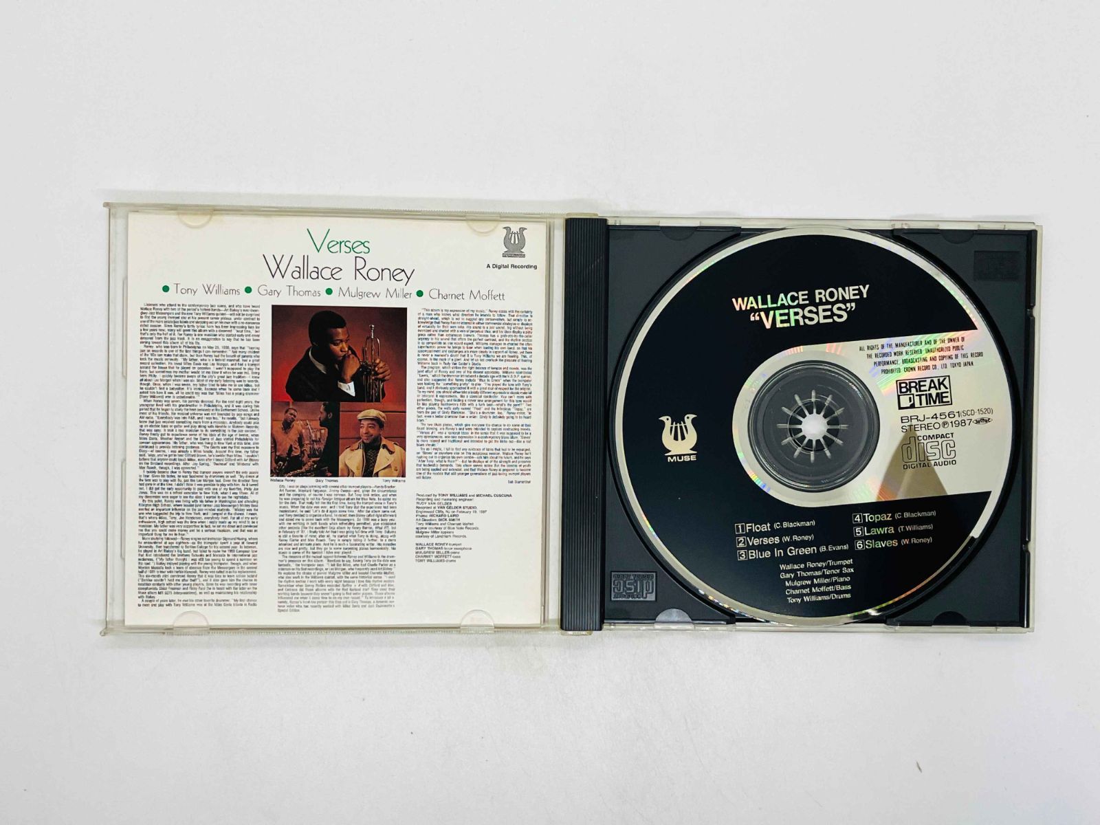 CD WALLACE RONEY / VERSES / ウォレス ルーニー / ヴァーセス CD WALLACE RONEY / VERSES / ウォレス ルーニー / ヴァーセス