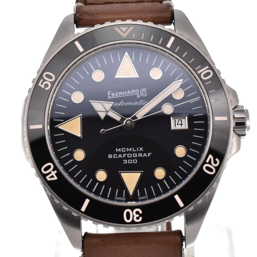 エベラール EBERHARD 41034.VSCP スカフォグラフ300 デイト 自動巻き 