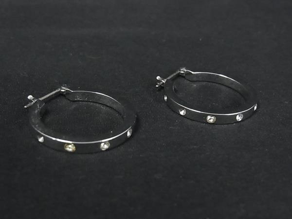 ☆SWAROVSKI スワロフスキー　ピアス　美品　☆ □美品□ SWAROVSKI スワロフスキー ラインストーン ピアス
