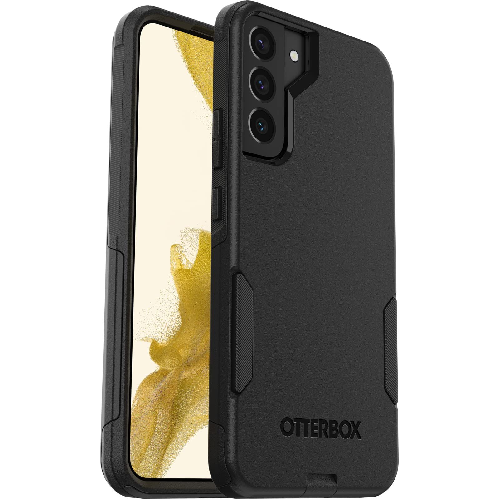 OtterBox Galaxy S22 コミューターシリーズケース - ブラック スリム-タフ ポケットフレンドリー ポート保護付き