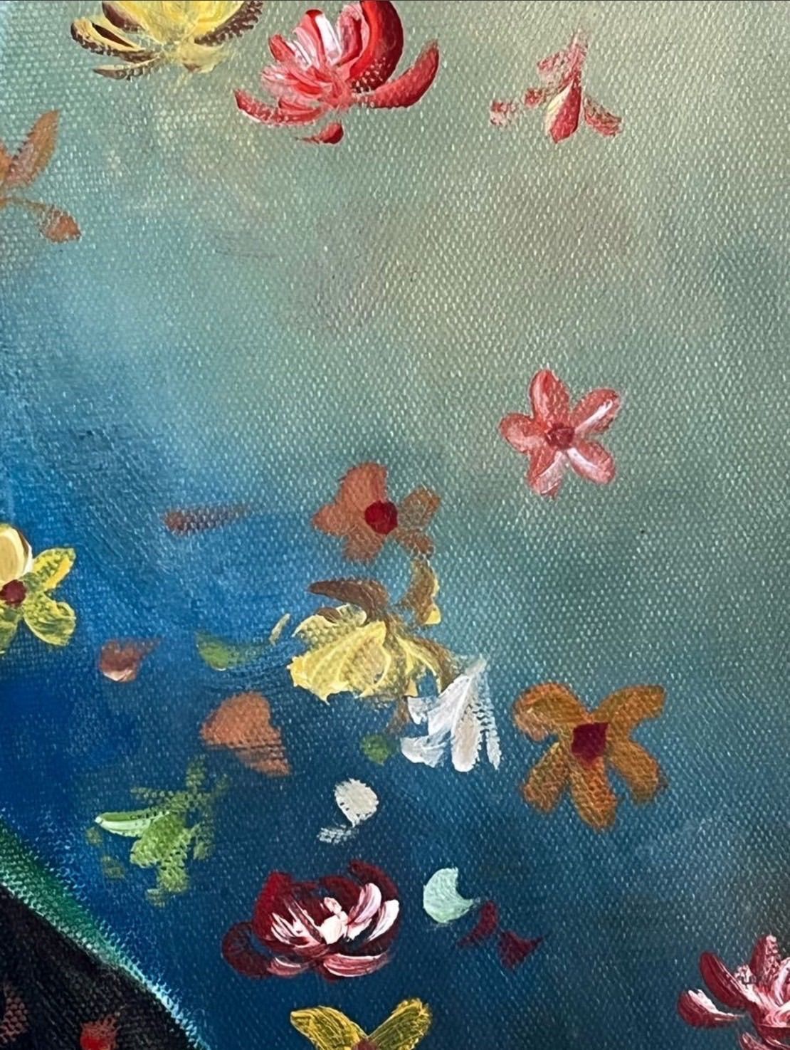 作者不詳 油彩 12号 大作 裸婦 美人画 中国画家 写実 リアリズム 細密