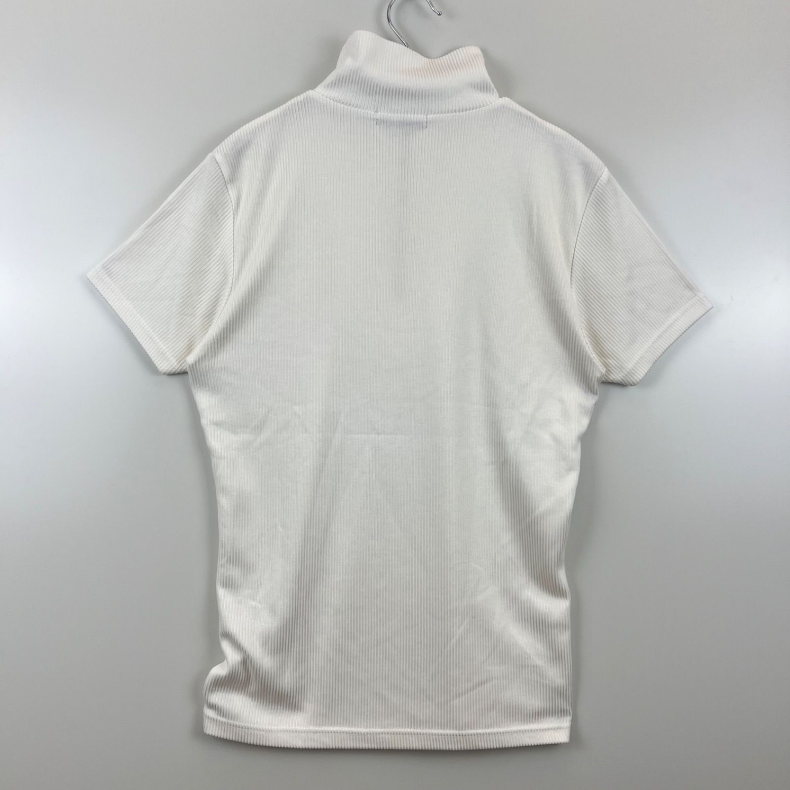 5351 pour les hommes 00s archive y2k half zip Tee プールオム