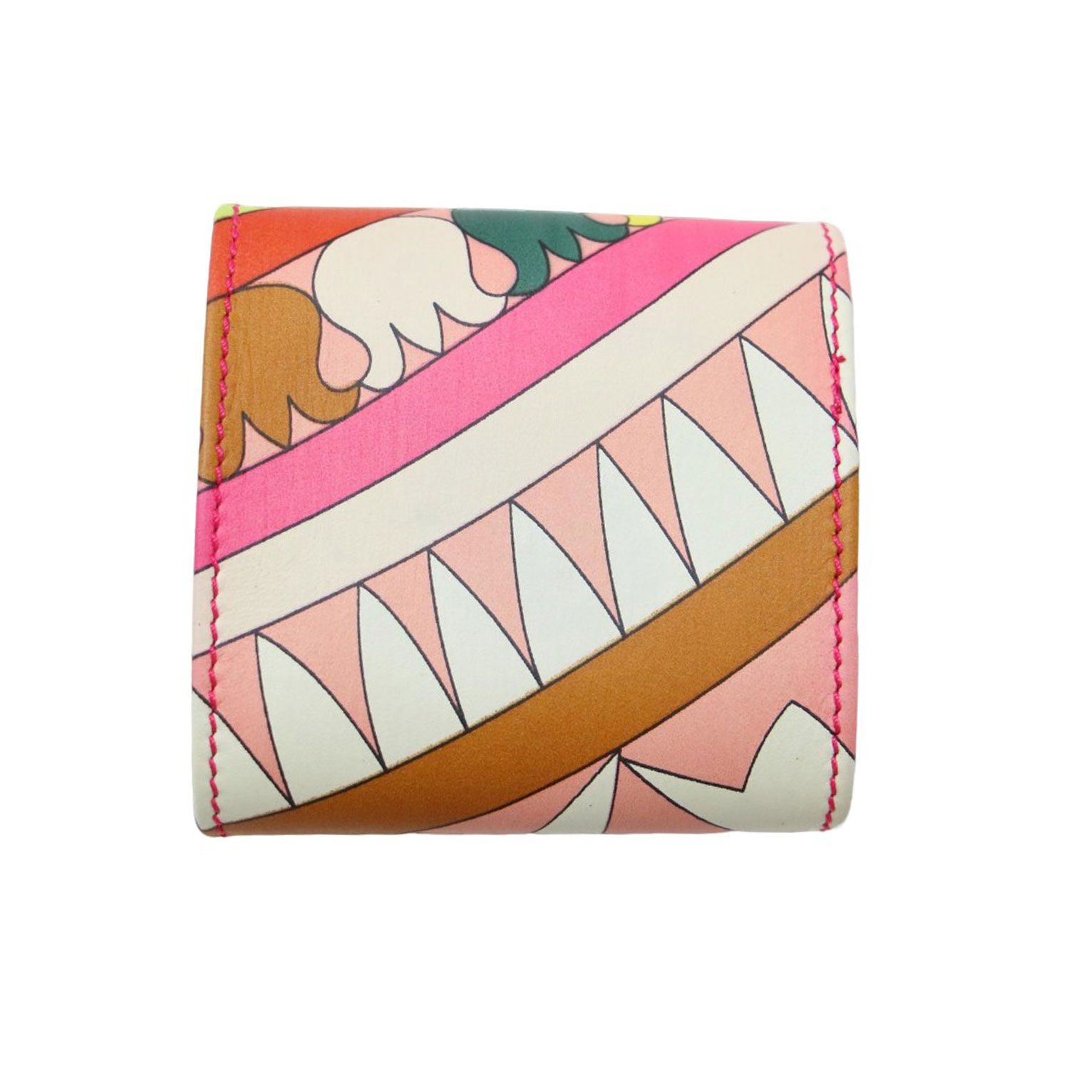 エミリオプッチ 財布 レディース EMILIO PUCCI チェーンウォレット 長財布 パテントレザー マルチカラー 8USD15