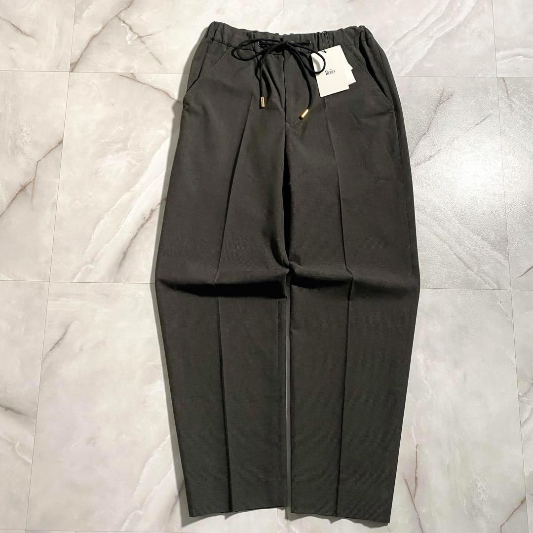 A15613 ♥品 ザリラクス 千鳥柄イージースラックスパンツ 36
