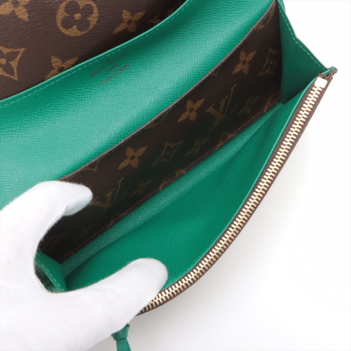 LOUIS VUITTON/ルイ ヴィトン モノグラム ポルトフォイユ エミリー 