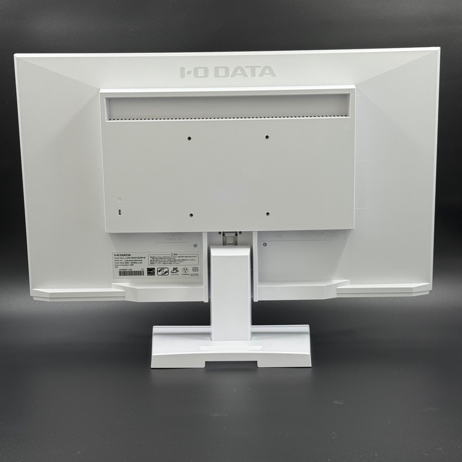 使用感なし 美品】23.8型ワイド液晶ディスプレイ LCD-AH241EDW-B