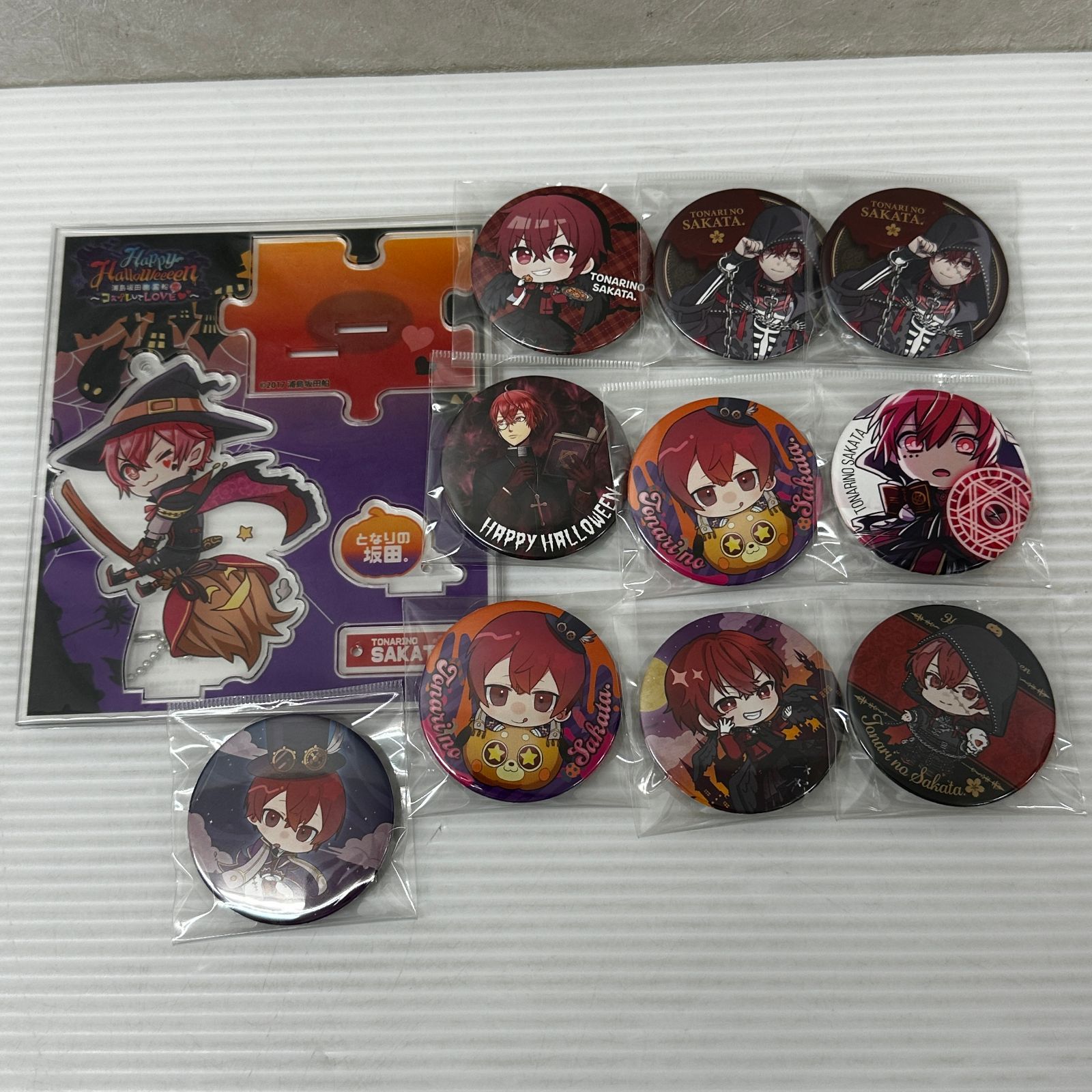 □浦島坂田船 となりの坂田 缶バッジ アクスタ グッズまとめ