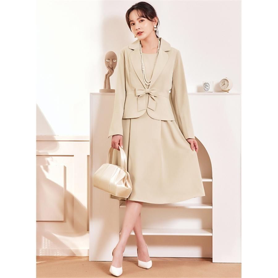 2点セット レディース スーツ ワンピース セレモニー ママ 服 母 入学式 入園式 卒業式 卒園式 服装 パンツスーツ 七五三 お宮参り おしゃ