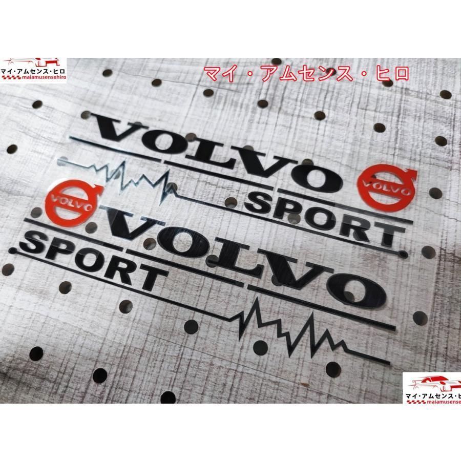 高品質 ボルボ SPORT ドアミラー ウィンドウ ステッカー ２P 【ブラック】V40 V60 XC60 XC90 V70 V90 S60 XC40 240ワゴン V50 XC70 C70 C30