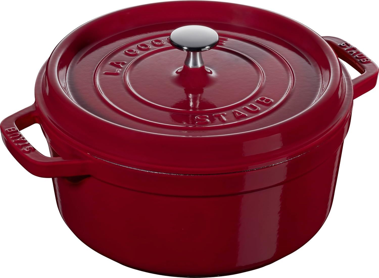 ストウブ staub ピコ･ココット ラウンド 24cm ボルドー 両手鍋 フランス製