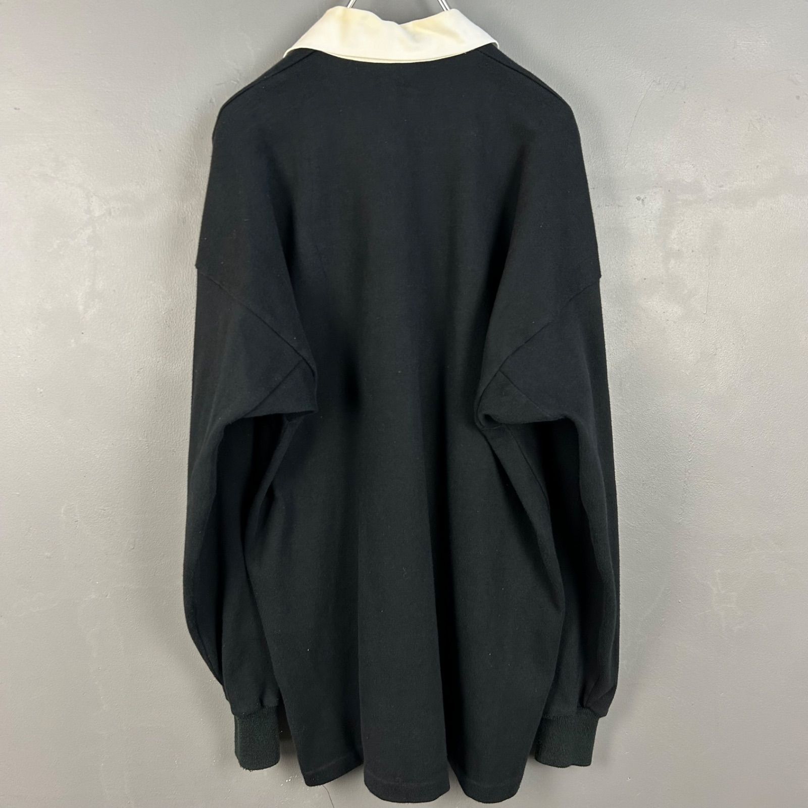 90s カンタベリー ALL BLACKS 長袖 ラガーシャツ CANTERBURY - 【希少】CANTERBURY カンタベリー オールブラック