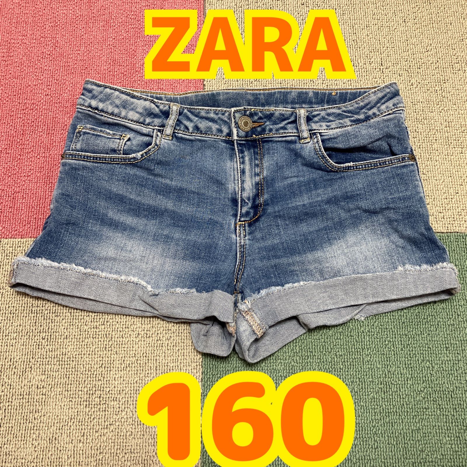 ZARA デニムショートパンツ 160 - メルカリ