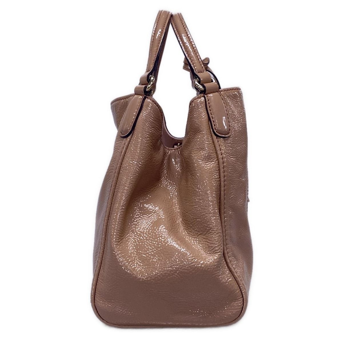 GUCCI(グッチ) トートバッグ ソーホー 336751 ピンクベージュ レザー  